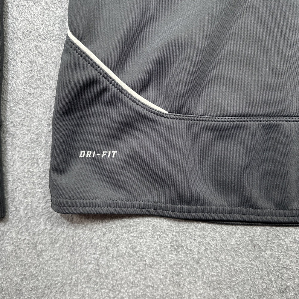 Nike Hoodie Women Small Gray 1/4 Zip Pullover Running Dri Fit Stretch Active Gym - Picture 6 of 12